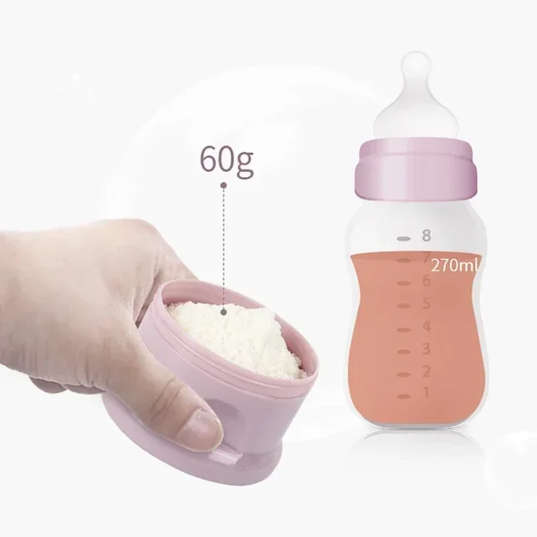 3/4Layer Bear Style Portable Baby Food Storag Box Multiple Openings Cereal Cartoon Infant Milk Powder Box Toddle Snack Container - Image 6
