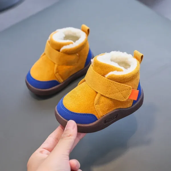 Winter Baby Shoes Boys Girls Warm Plush Toddler Snow Boots 0-5 Years Kids Fashion Anti-slip Sneakers Children Shoes - Image 2