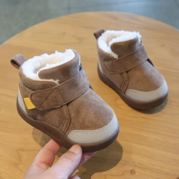 Winter Baby Shoes Boys Girls Warm Plush Toddler Snow Boots 0-5 Years Kids Fashion Anti-slip Sneakers Children Shoes