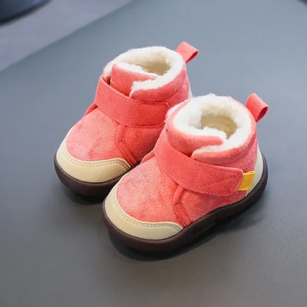 Winter Baby Shoes Boys Girls Warm Plush Toddler Snow Boots 0-5 Years Kids Fashion Anti-slip Sneakers Children Shoes - Image 4